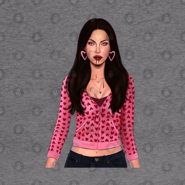 Jennifer’s Body Hearts y2k Check by thelamehuman